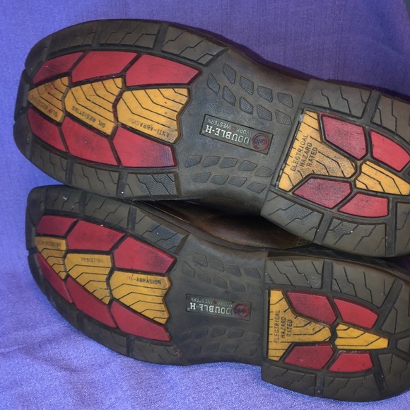 Used Men’s Double H Cowboy Work Boots Size 10.5D DH5366 - Picture 9 of 14